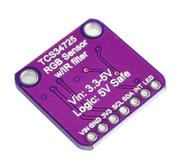 TCS34725 RGB Sensor/Farbsensor (IR Filter, White LED) - Image 3