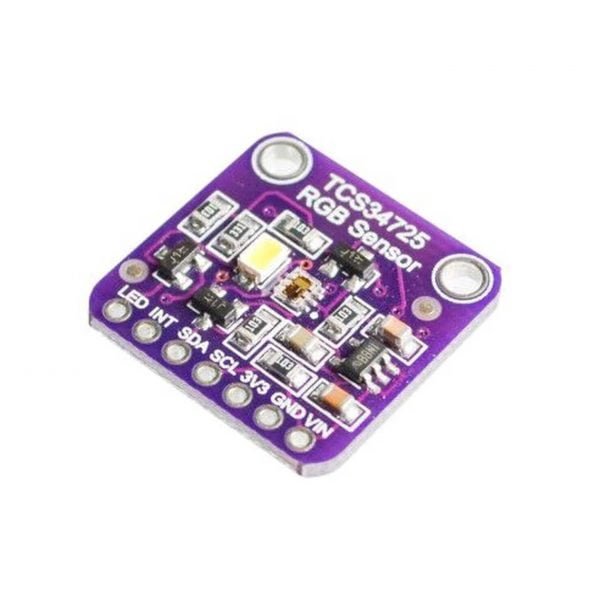 TCS34725 RGB Sensor/Farbsensor (IR Filter, White LED)