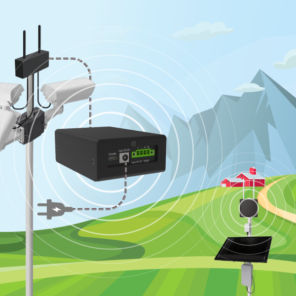 RAK9105U Remote Reboot Switch für LoRaWAN mit Batterie Plus Monitoring