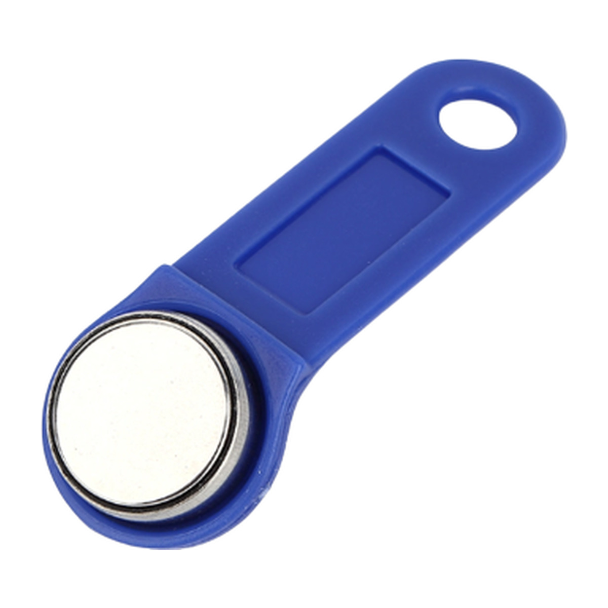Blaue iButton-Marke von Digital Matter für die Fahrererkennung