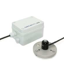 Decentlab DL-PYR Globalstrahlungssensor für LoRaWAN mit Sensorkopf und Nivellierteller