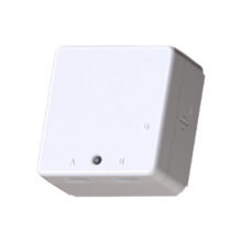 Tektelic Comfort v2 LoRaWAN Raumsensor, weisses Gehaeuse mit zwei Anschluessen