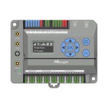Milesight EG71 Building IoT Gateway mit OLED-Anzeige, Klemmenreihen für RS485, KNX und Universaleingänge