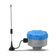 Milesight EM410-RDL-L0CEU Radar-Füllstandsensor mit angeschlossener SMB-Magnetfussantenne