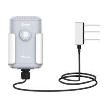 Milesight EM500-SMTC LoRaWAN Bodensensor: Funkteil mit Kabel und Bodensonde für Feuchte, Temperatur und Leitfähigkeit