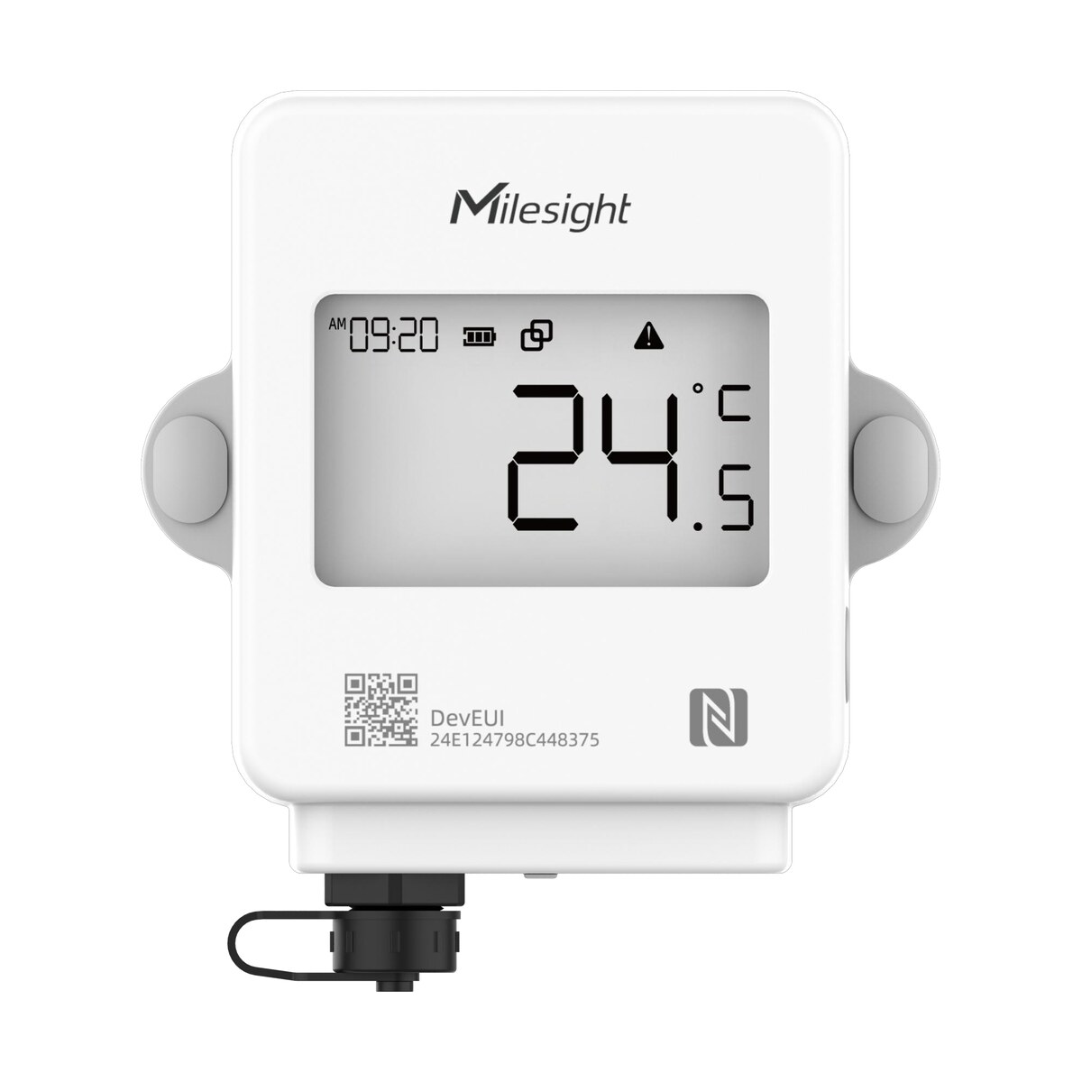 Milesight TS301 LoRaWAN Temperatursensor mit LCD-Anzeige und Anschluss für einen Wechselfühler